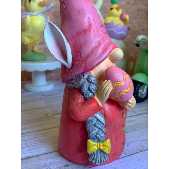 Set of 2 Easter Spring Gnome Figurines - Picture 9 of 10